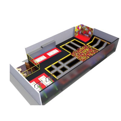 Nowe projekty parków komercyjnych Kryty plac zabaw dla dzieci Park trampolin